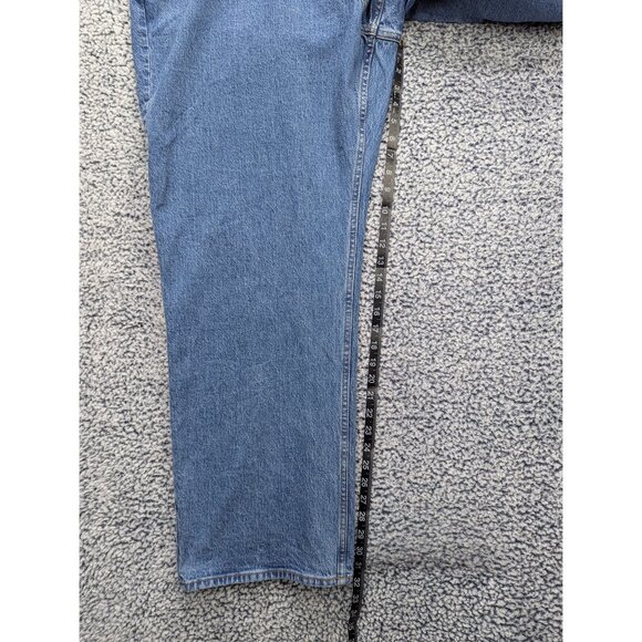 Abercrombie & Fitch Baggy Low Rise Jeans Size 36 / 22 Curve Love Boho Denim Blue - Picture 10 of 12